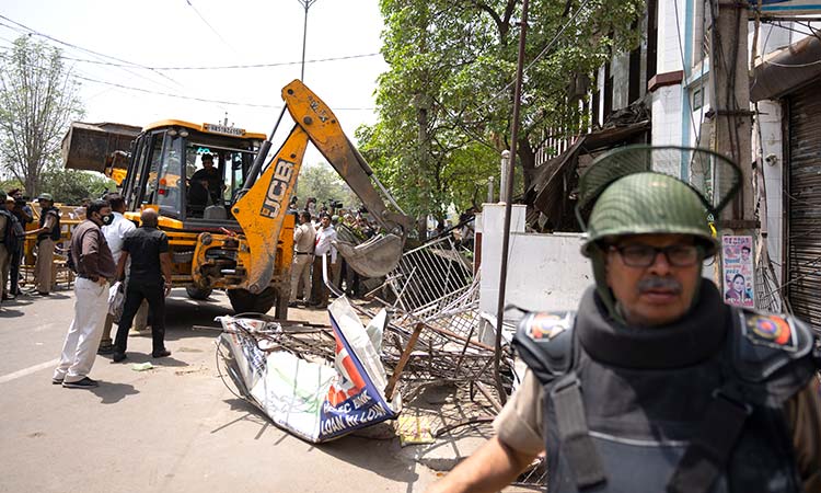 Muslim properties razed in New Delhi after communal violence