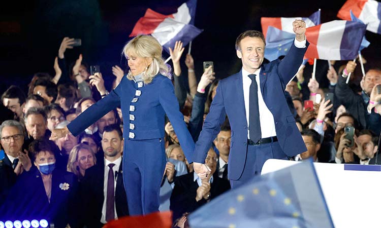 UAE leaders congratulate Macron on re-election win