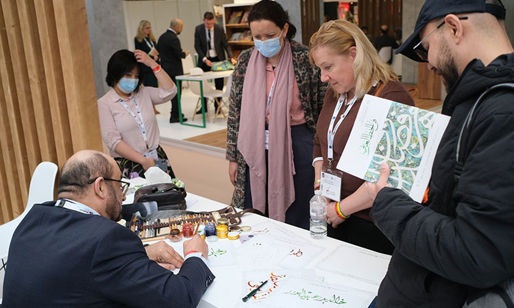 Sharjah showcases beauty of Arabic Calligraphy at London Book Fair