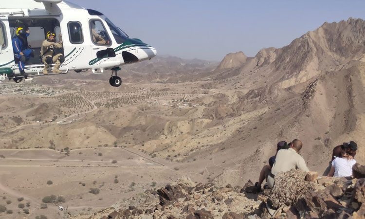 VIDEO: Dubai Police rescue British father, daughter from Hatta mountains