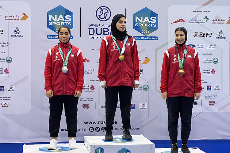 Clean sweep for Sharjah Women's Sports Club archers at NAS Sports Tournament