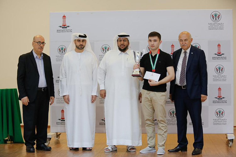 Yakubboev wins Blitz title at Sharjah International Chess Championship