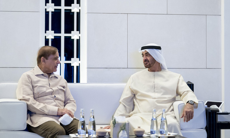 VIDEO: Mohamed Bin Zayed, Pak PM Shahbaz discuss regional, international developments