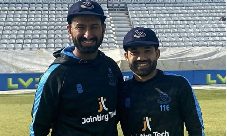 Rizwan praises Pujara's concentration levels, takes batting tips 