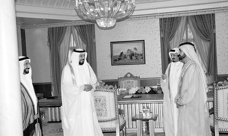 Dr Sheikh Sultan mourns Sheikh Khalifa Bin Zayed