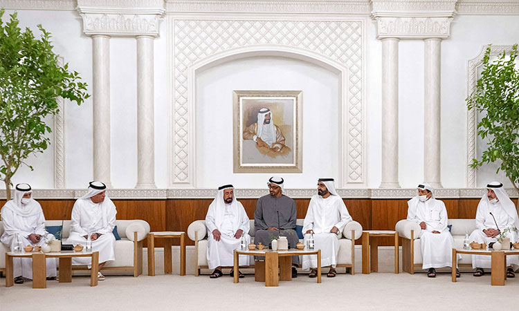 Mohamed Bin Zayed accepts condolences of Rulers on death of Sheikh Khalifa