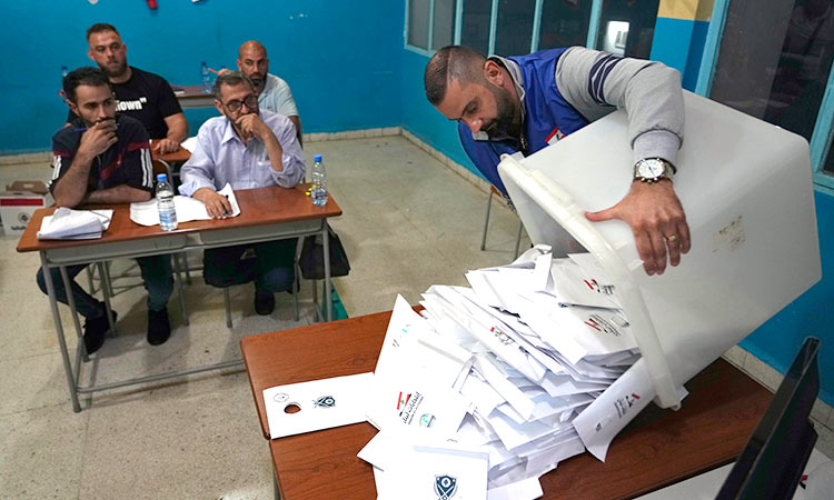 Lebanon awaits results of first vote since multiple crises