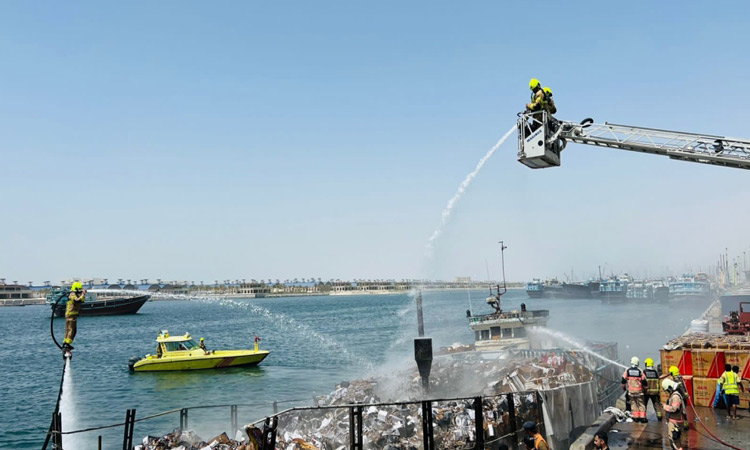 VIDEO: Dubai uses advanced technology to put out marine fires