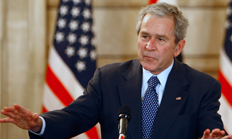 Blowback as Bush gaffes Iraq war, not Ukraine, 'unjustified'