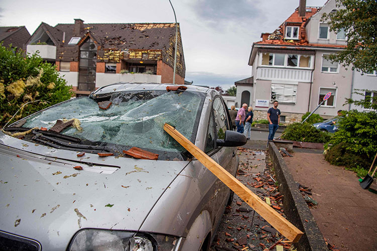 VIDEO: Tornado hits western German city, at least 30 injured