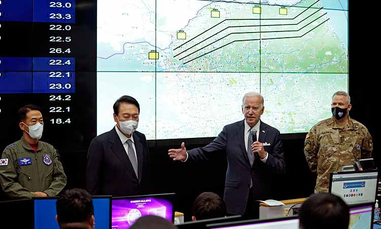 Biden says ‘hello’ to North Korea’s Kim amid tensions over weapons tests