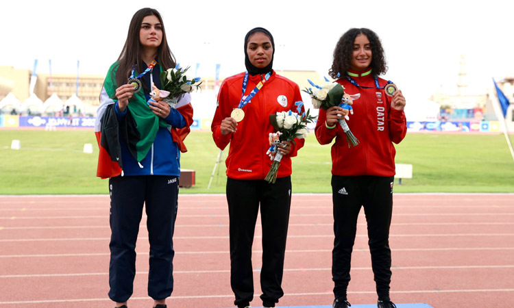 Sharjah Women's Sports Club players win 8 medals in UAE colours at Gulf Games