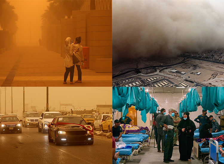 Massive sandstorms paralyse life in Saudi, Kuwait and Iraq, force closure of airports