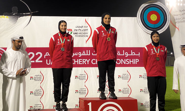 Sharjah Women's Sports Club win six medals at UAE Open Arch and Arrow Championship