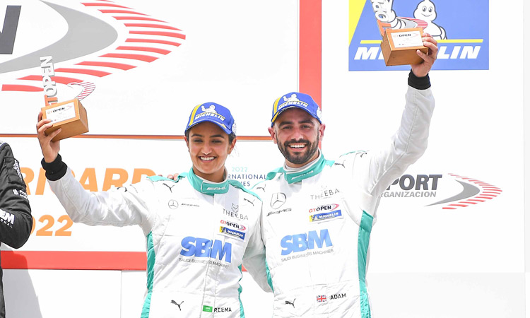 Saudi driver Reema delighted as Theeba Motorsport win on International GT Open debut