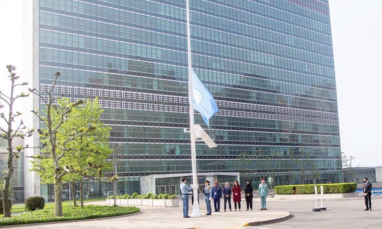 VIDEO: UN flag flies at half-mast in New York as a tribute to late Sheikh Khalifa