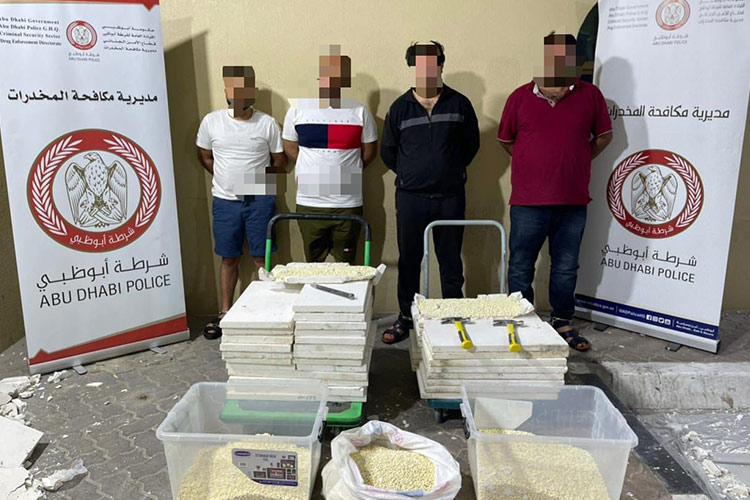 VIDEO: Abu Dhabi Police arrest gang with 600,000 Captagon tablets in operation ‘Poison Stones’ 