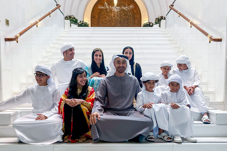 Mohamed Bin Zayed spends quality time with children, grandchildren on Eid Al Fitr