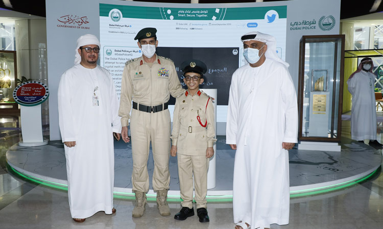 Dubai Police head fulfils differently-abled student's wish