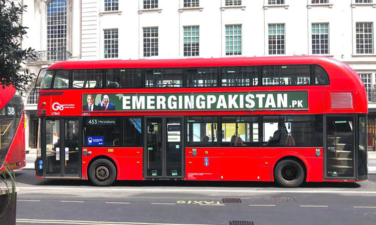 ‘Emerging Pakistan’ campaign launched on London buses