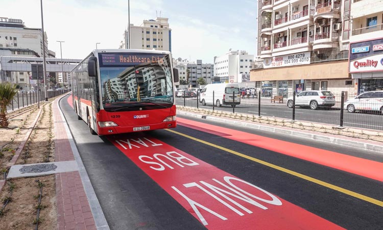 RTA to construct dedicated bus and taxi lanes stretching 37km over five years in Dubai