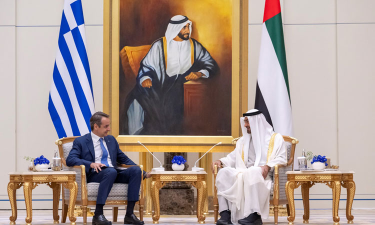 Mohamed Bin Zayed and Greek PM discuss strategic partnership, regional and global developments