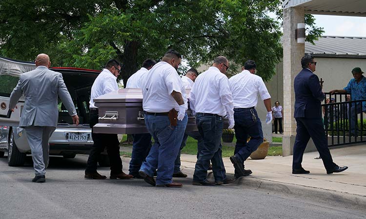 VIDEO: Texas begins to bury its dead in wake of school massacre