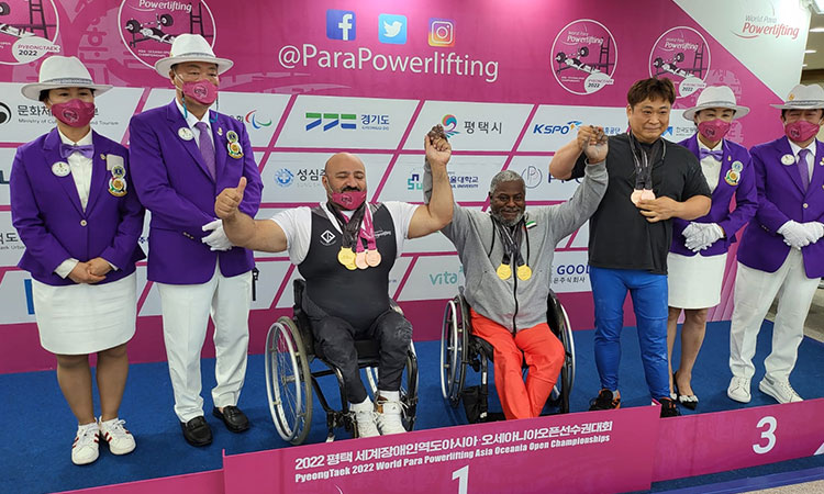 UAE’s Khalaf bags two golds at Asia-Oceania Championships