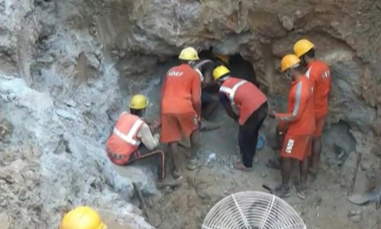 VIDEO: Indian boy, 10, rescued after being trapped in 80-foot  well for over 100 hours 