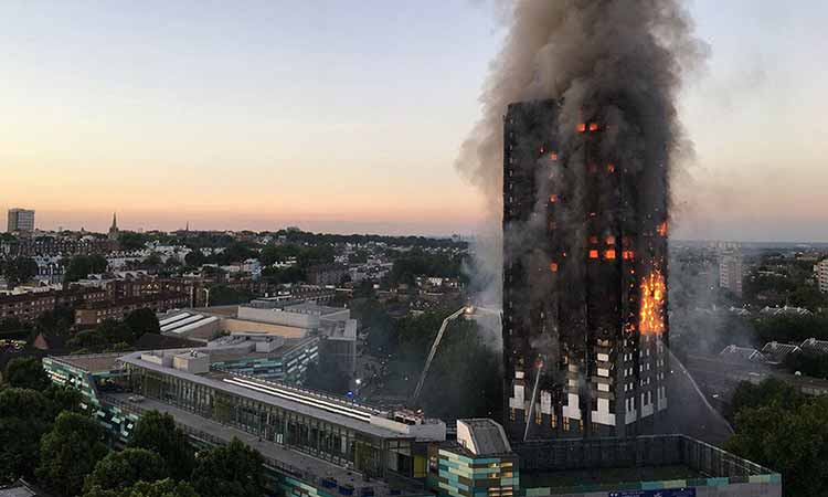 Memorials held five years on from London fire tragedy