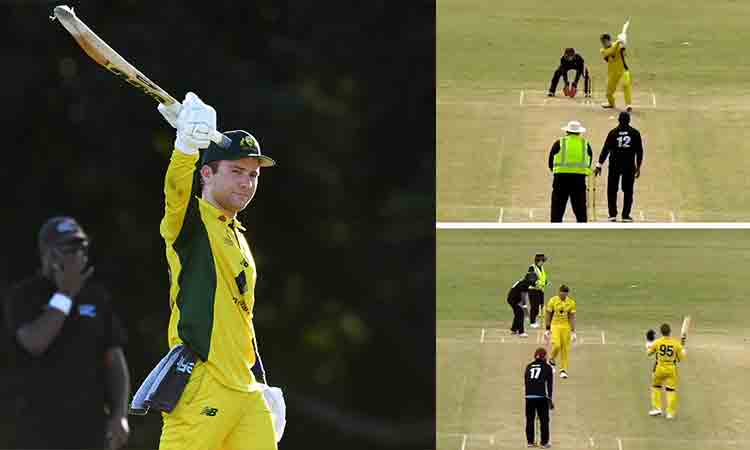 Australian blind cricketer Steffan Nero blasts world-record unbeaten 309 against Kiwis