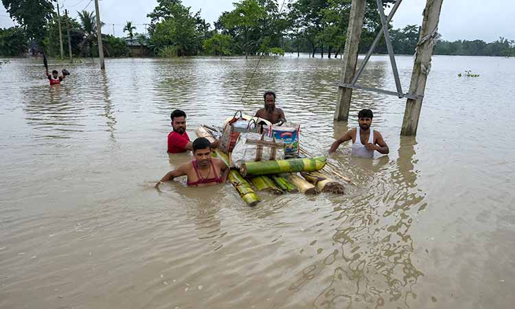 At least 41 dead, millions stranded as floods hit Bangladesh, India