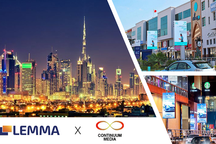 Lemma partners with Continuum to effectively expand its pDOOH presence in the Middle East