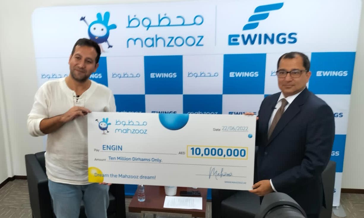 Turkish expat wins Dhs10,000,000 Mahzooz prize in Dubai