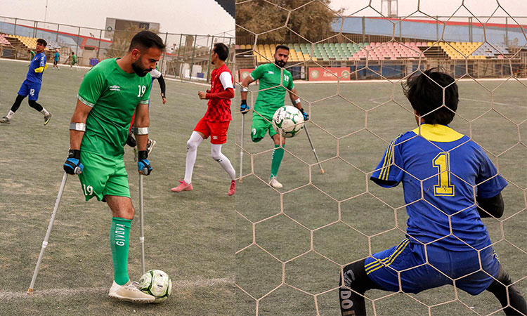 For Iraqi amputees football team, healing is the goal