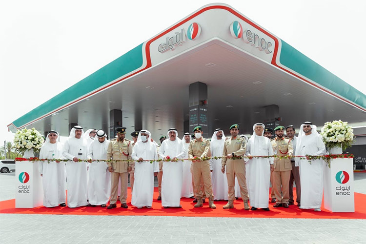 Dubai Police chief opens Enoc's newest service station 