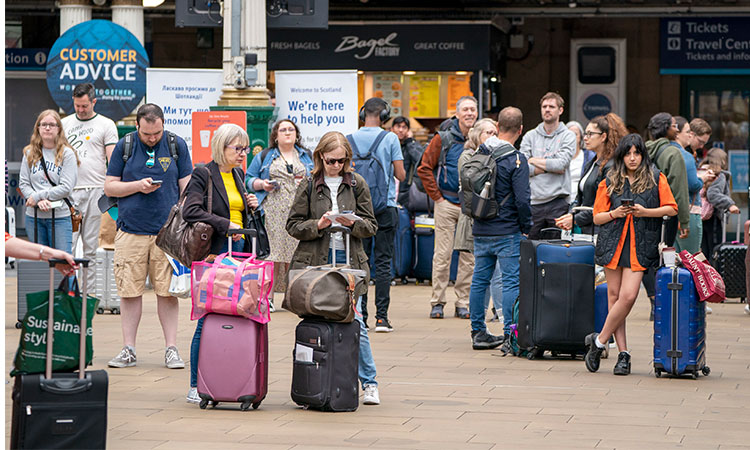 Fresh train, airline strikes hit Britain and mainland Europe