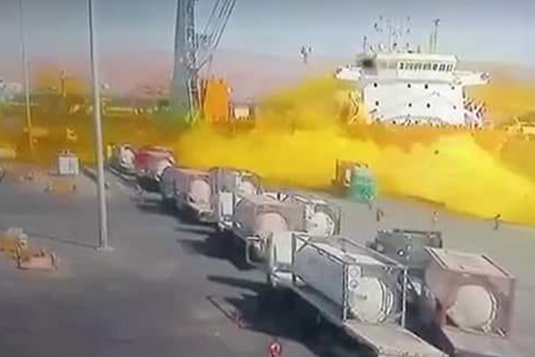 VIDEO: At least 13 dead, 251 injured in toxic gas leak at Jordan’s Aqaba port 