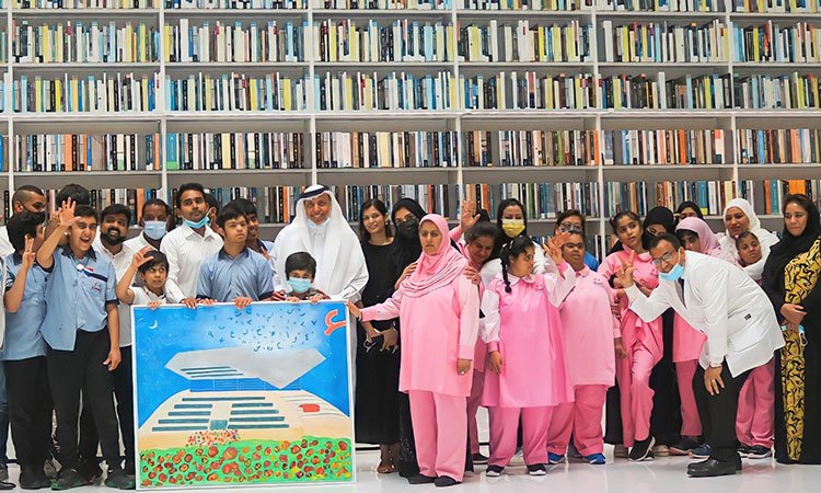 20 'children of determination' visit Mohammed Bin Rashid library in Dubai