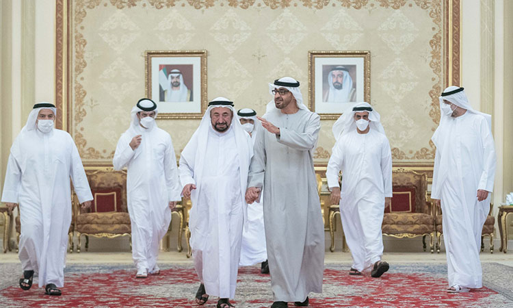 UAE President visits Rulers of the Emirates, receives citizens at Qasr Al Dhaid