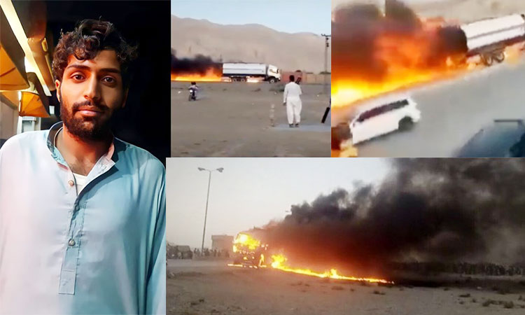 VIDEO: Pakistani heroic driver speeds burning oil tanker away from city to save lives