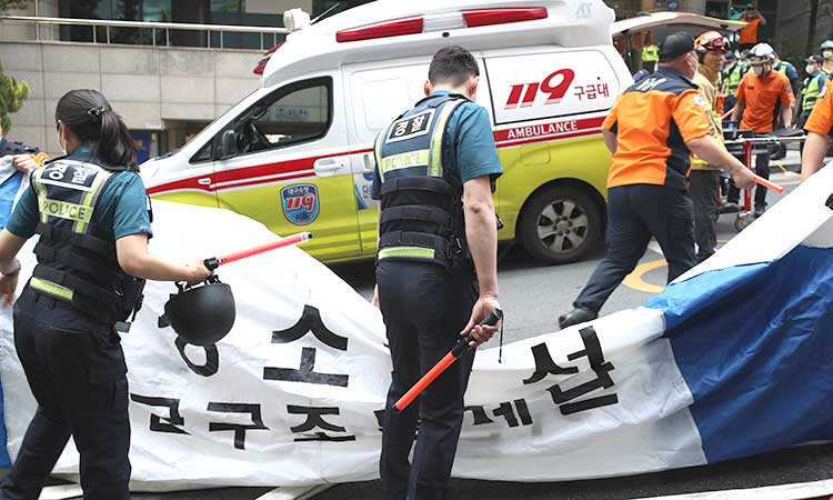 Fire in office building in South Korea kills at least 7