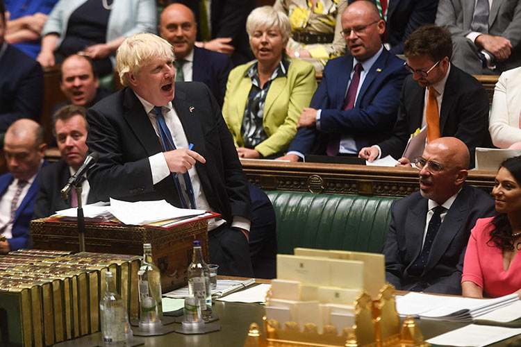 VIDEO: Hasta la vista, baby! UK's Johnson bows out in parliament