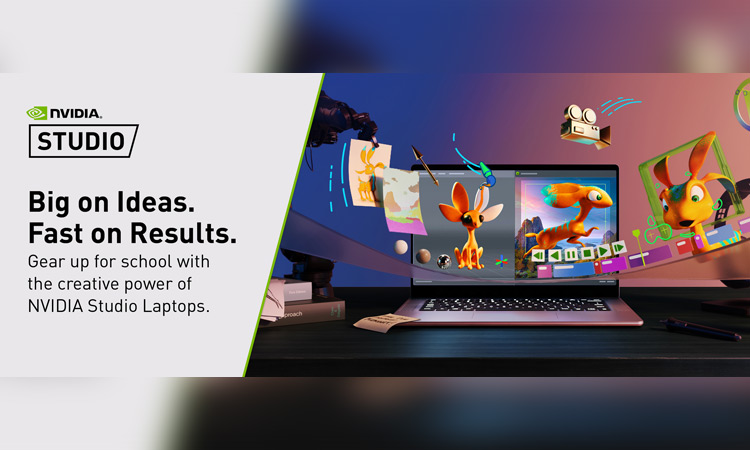 NVIDIA Studio Laptops the best choice for creatives