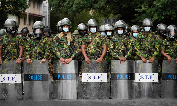 Sri Lankan troops use brute force to evacuate protesters from camp; America, UN slam action