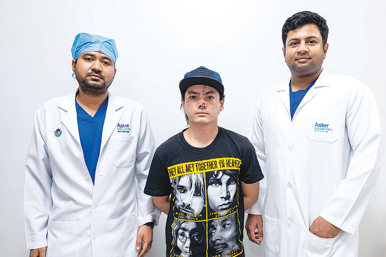 Fractured nose reconstructed by doctors regains usual sense