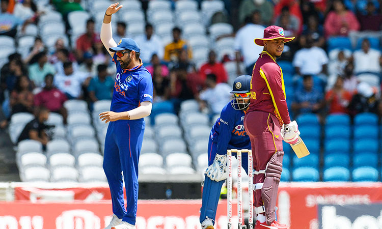 Sharma, Karthik lead India to 68-run defeat of West Indies in first T20 