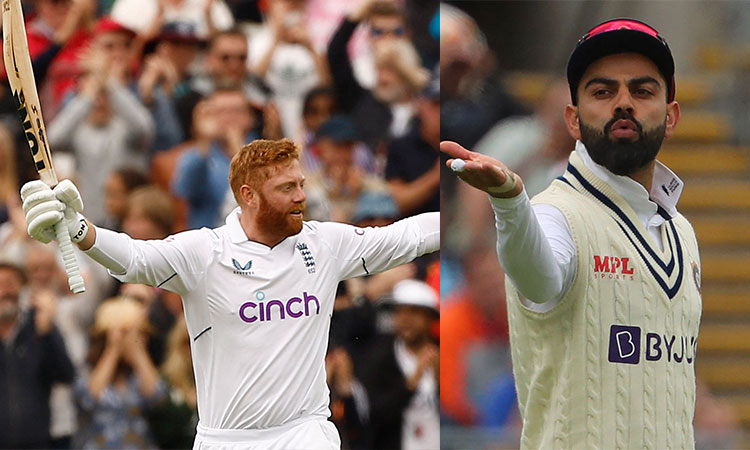 Ton-up Bairstow leads England rally against India after on-field altercation with Kohli