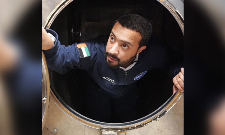 VIDEO: UAE astronaut Saleh Al Ameri leaves isolation pod after completing mission that lasted 8 months