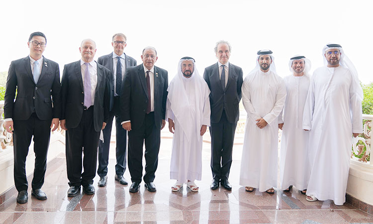 Sheikh Sultan receives CEO of Thailand’s National Oil Company in Sharjah